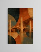 Puente para cruzar dormido · 70 × 100 cm