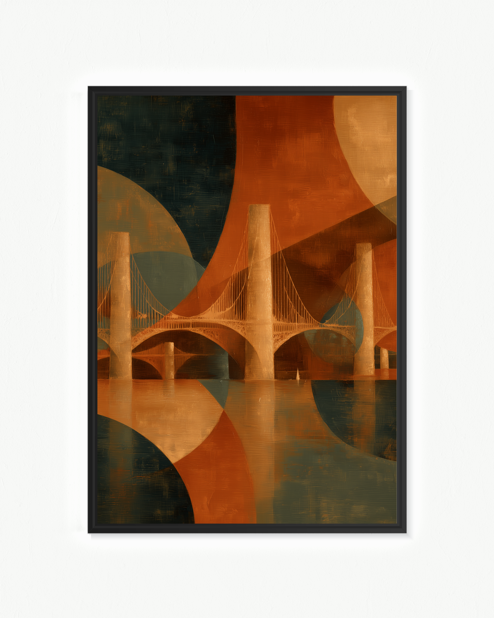 Puente para cruzar dormido · 70 × 100 cm