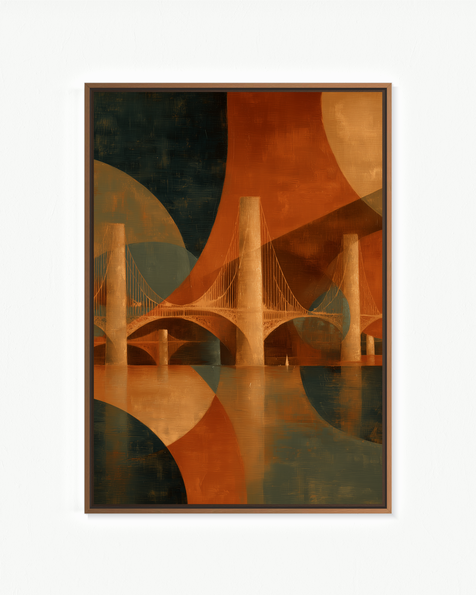 Puente para cruzar dormido · 70 × 100 cm