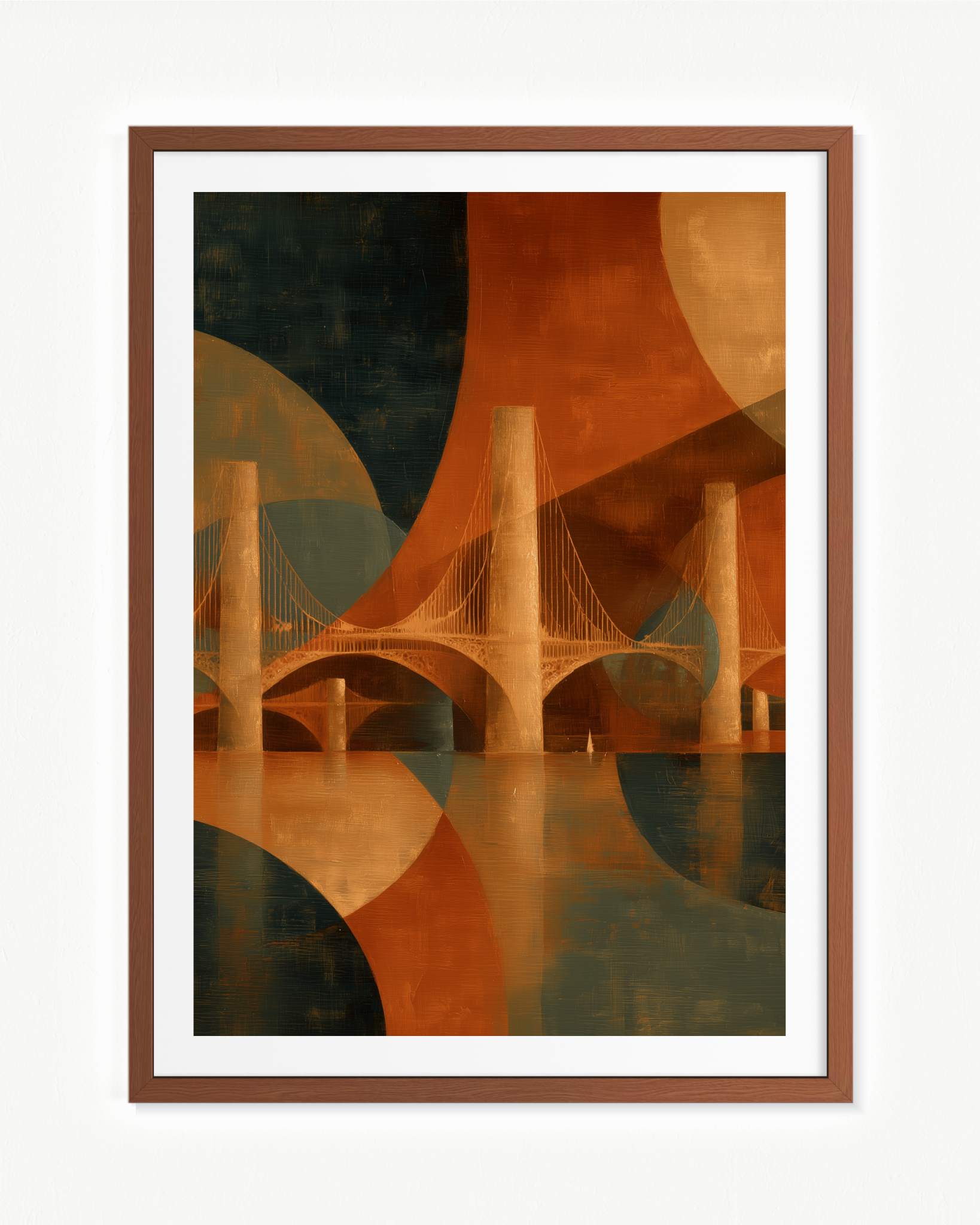 Puente para cruzar dormido · 70 × 100 cm