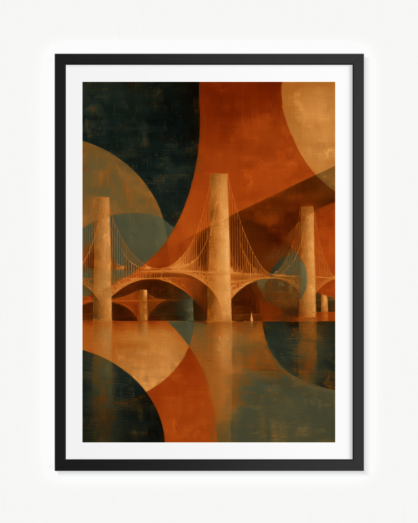 Puente para cruzar dormido · 70 × 100 cm