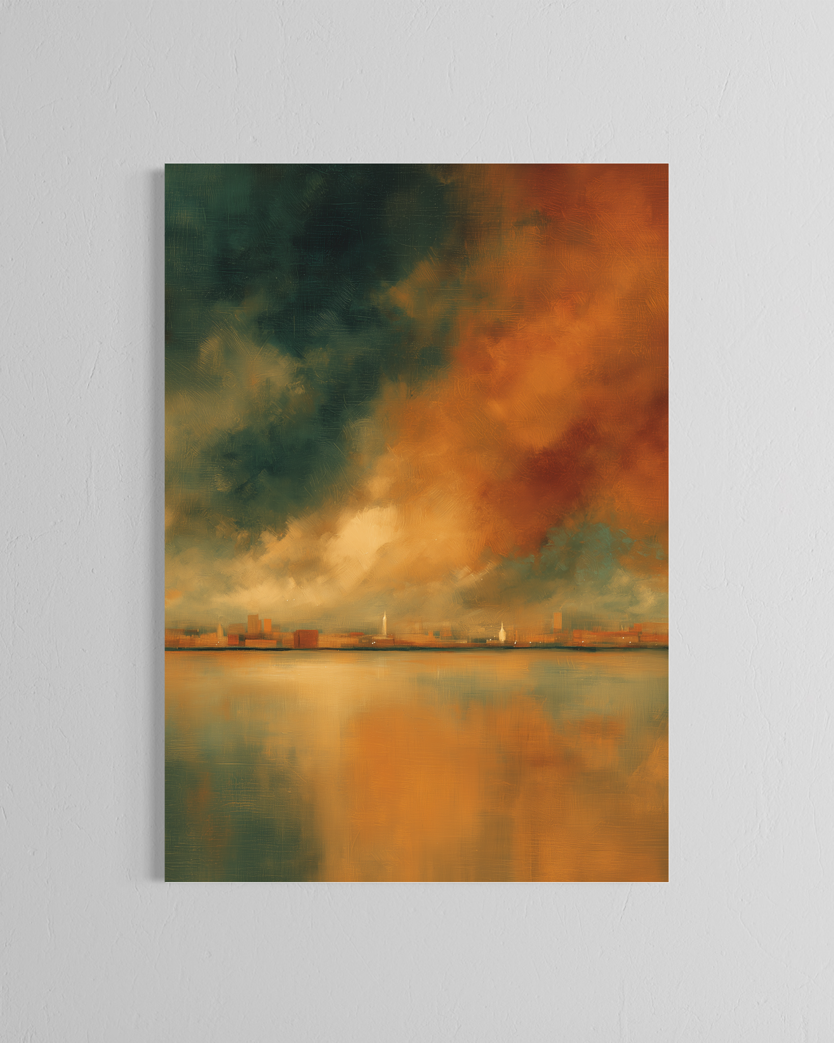 Tormenta de arena · 70 × 100 cm