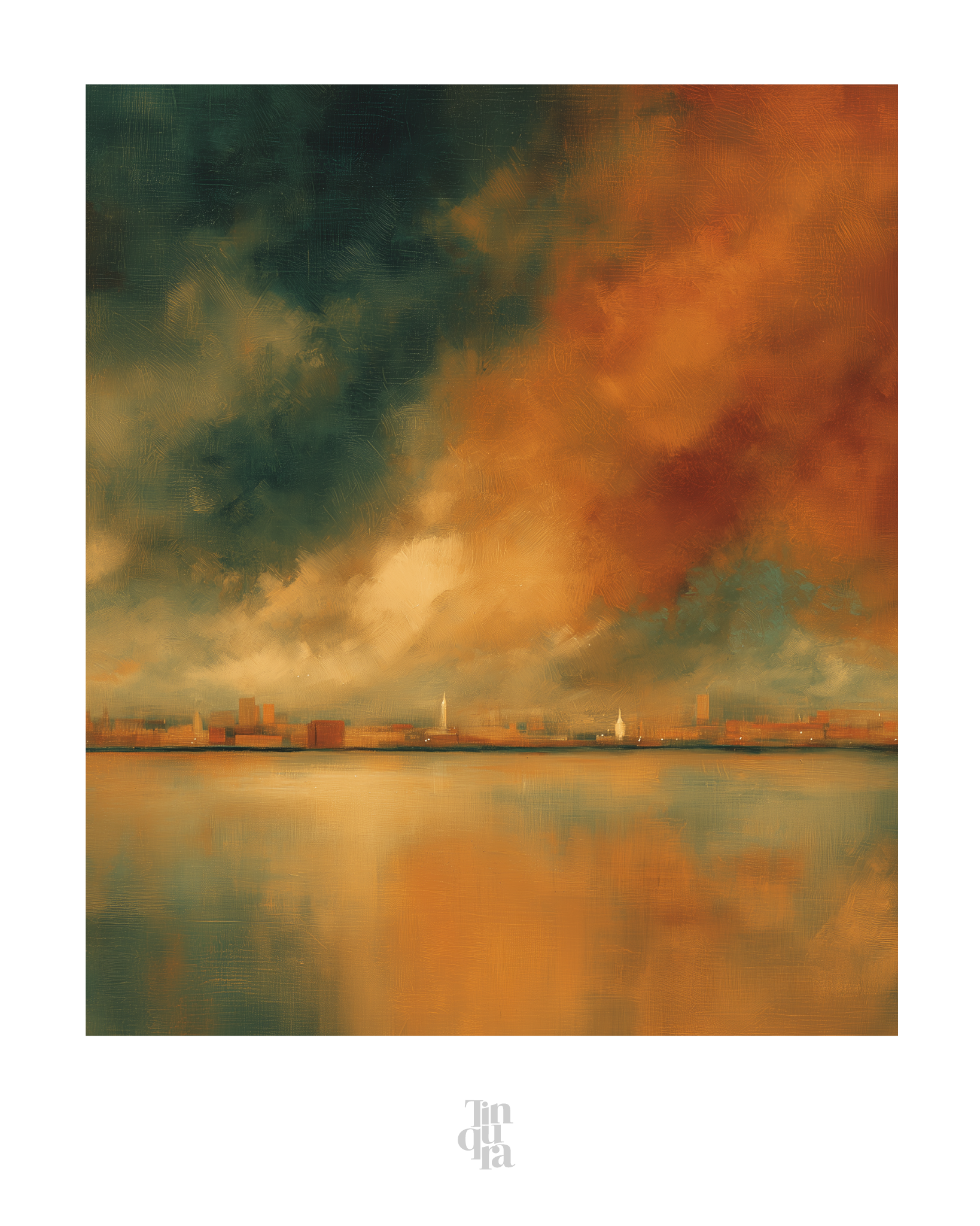 Tormenta de arena · 70 × 100 cm