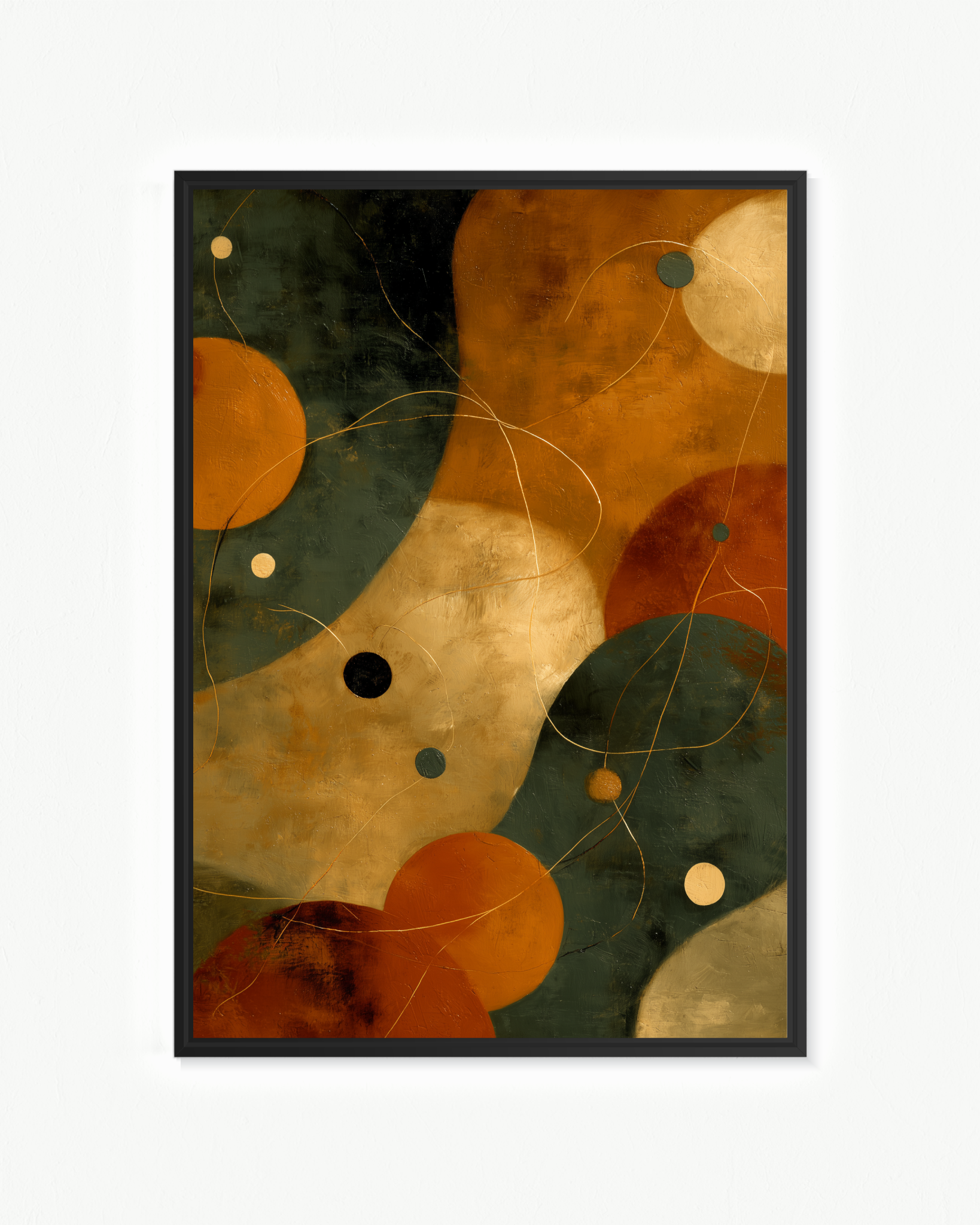 Fitocosmos. — Flotante Marrón, 70 × 100 cm