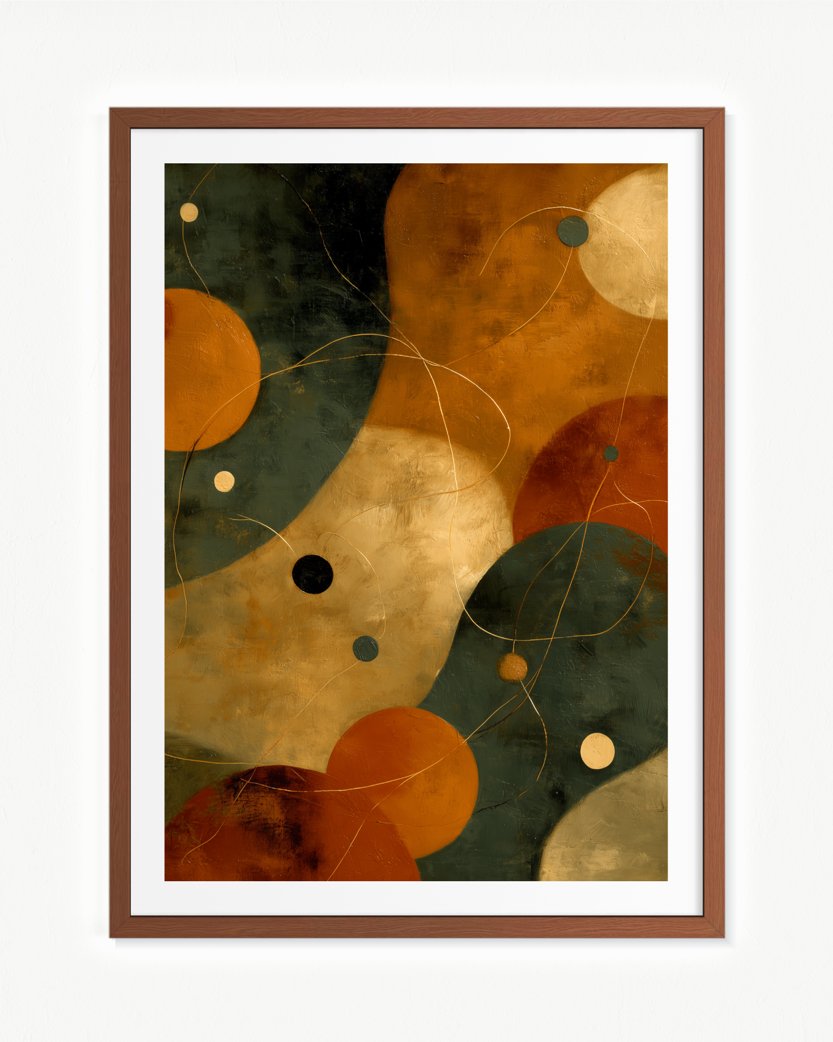 Fitocosmos. — Paspartú Marrón, 70 × 100 cm