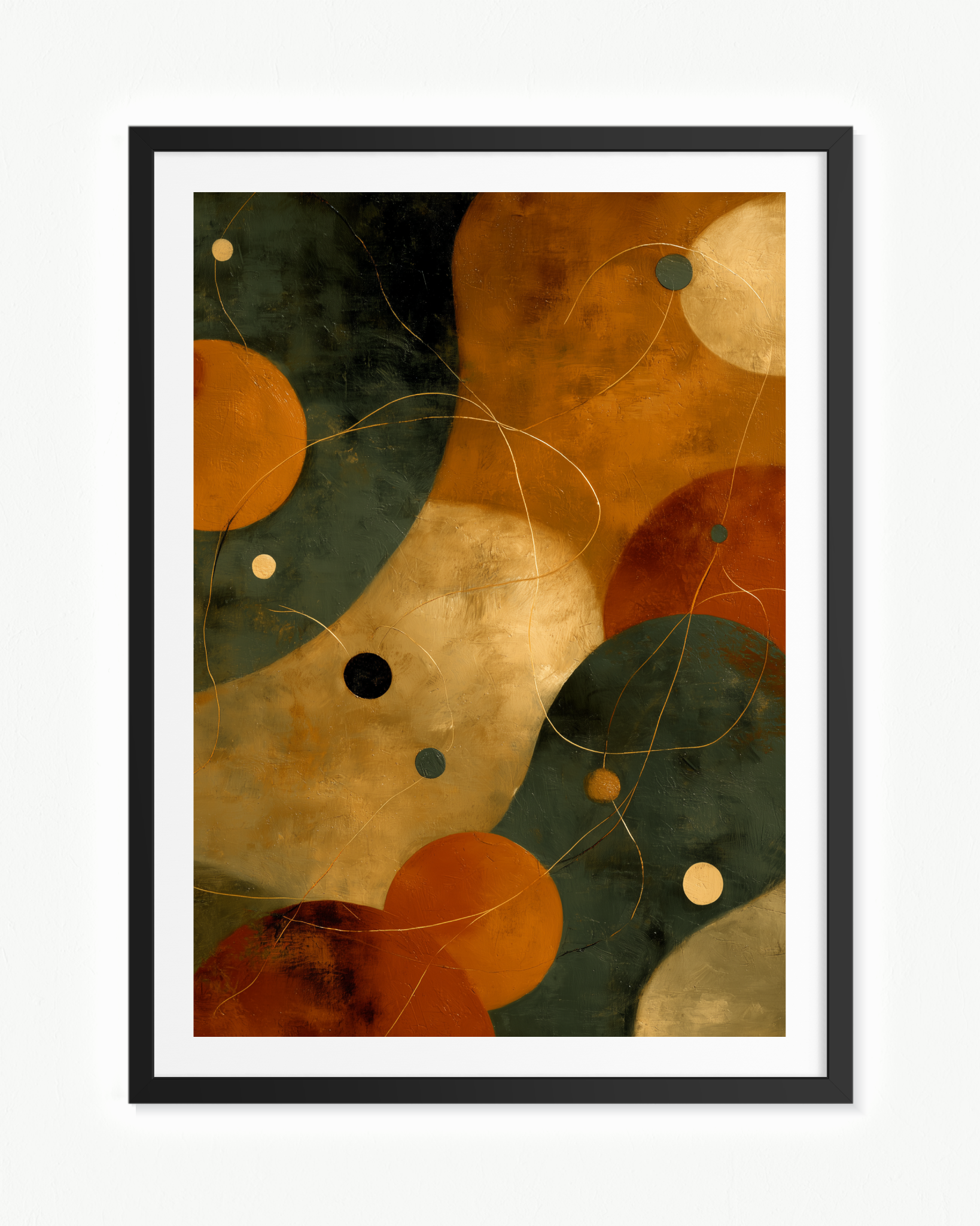 Fitocosmos. — Paspartú Negro, 70 × 100 cm