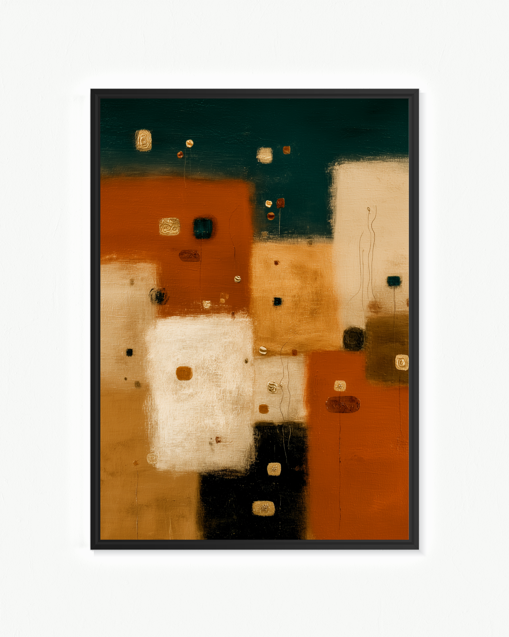 Alzan vuelo las ventanas · 70 × 100 cm