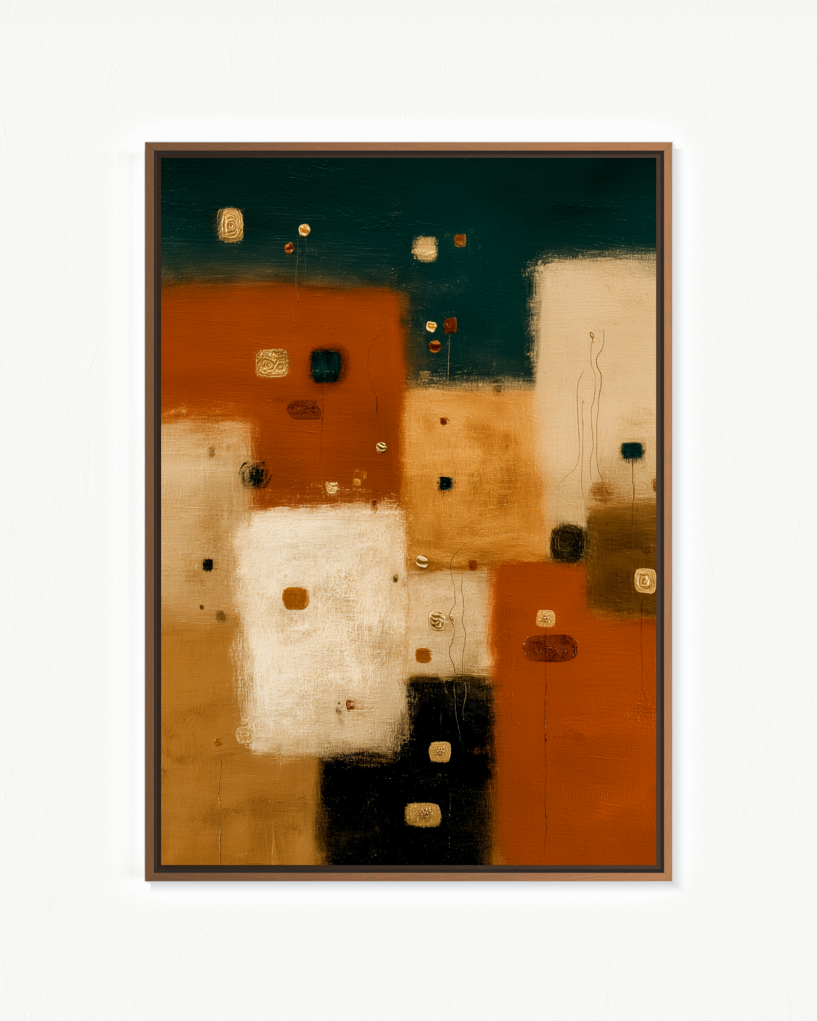 Alzan vuelo las ventanas · 70 × 100 cm