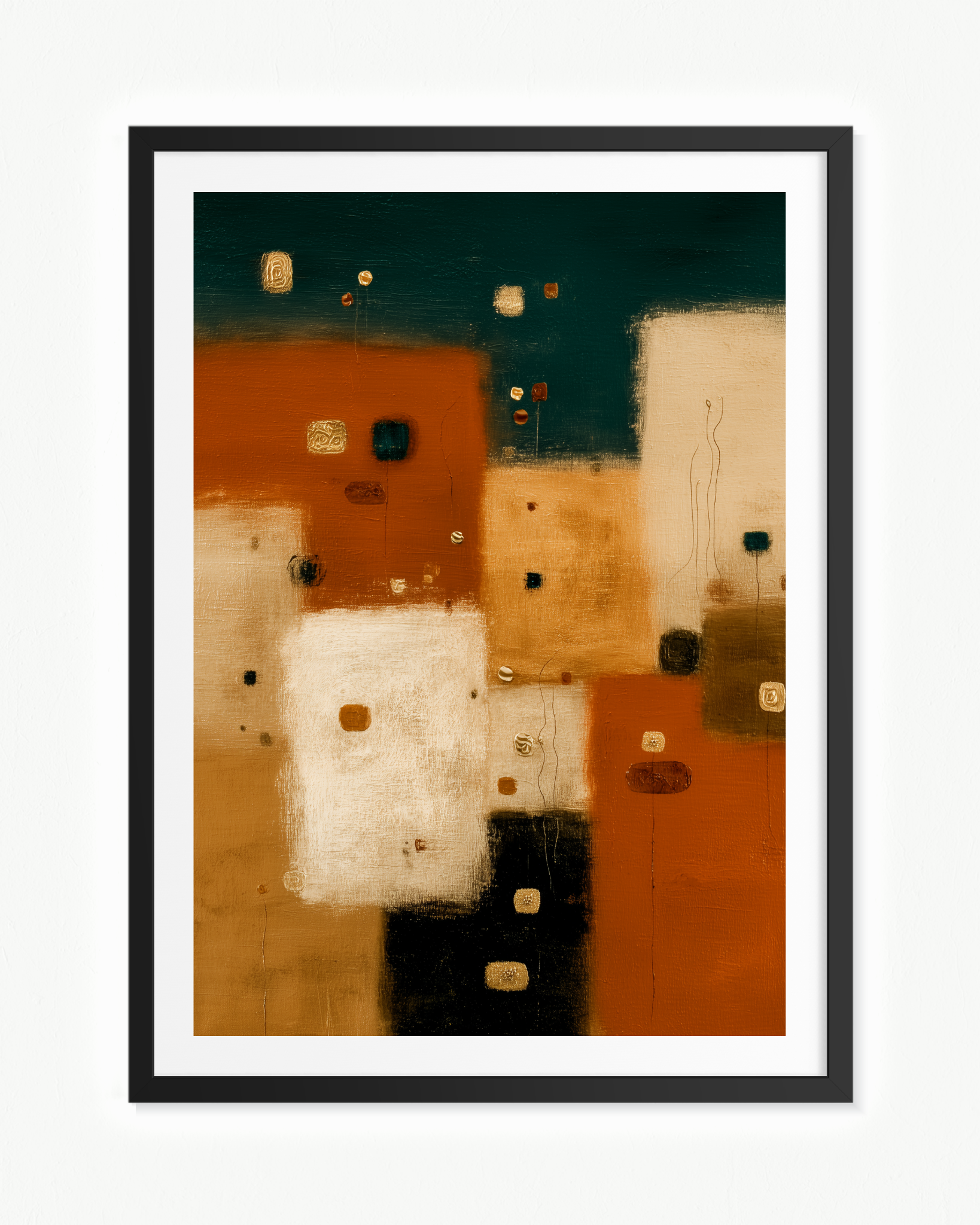 Alzan vuelo las ventanas · 70 × 100 cm