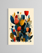 La postura de los tulipanes. · 70 × 100 cm
