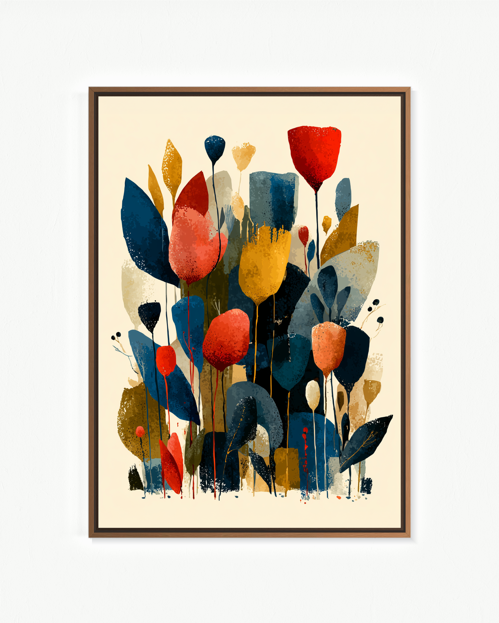 La postura de los tulipanes. · 70 × 100 cm