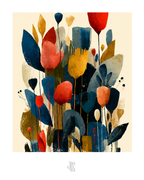 La postura de los tulipanes. · 70 × 100 cm
