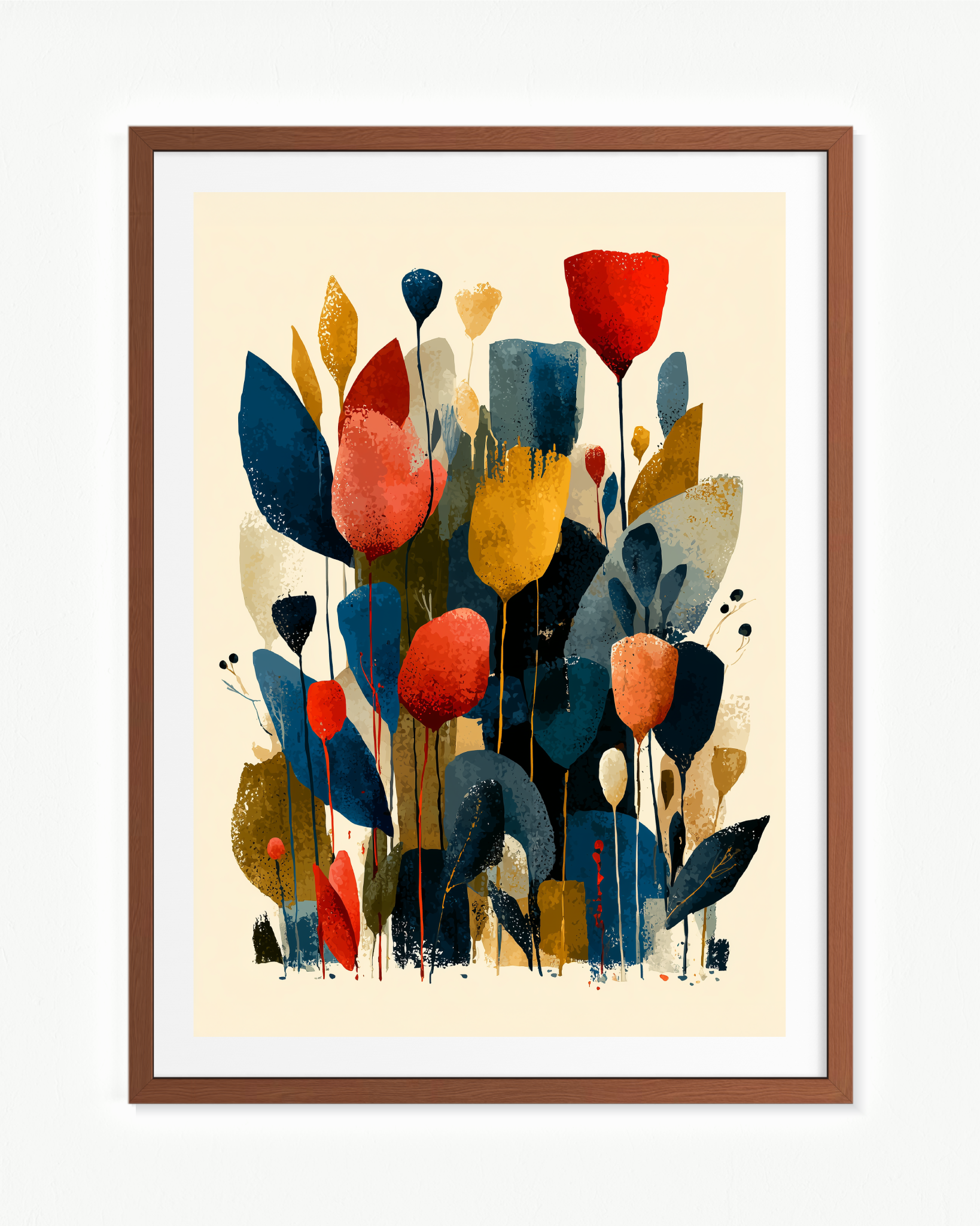 La postura de los tulipanes. · 70 × 100 cm