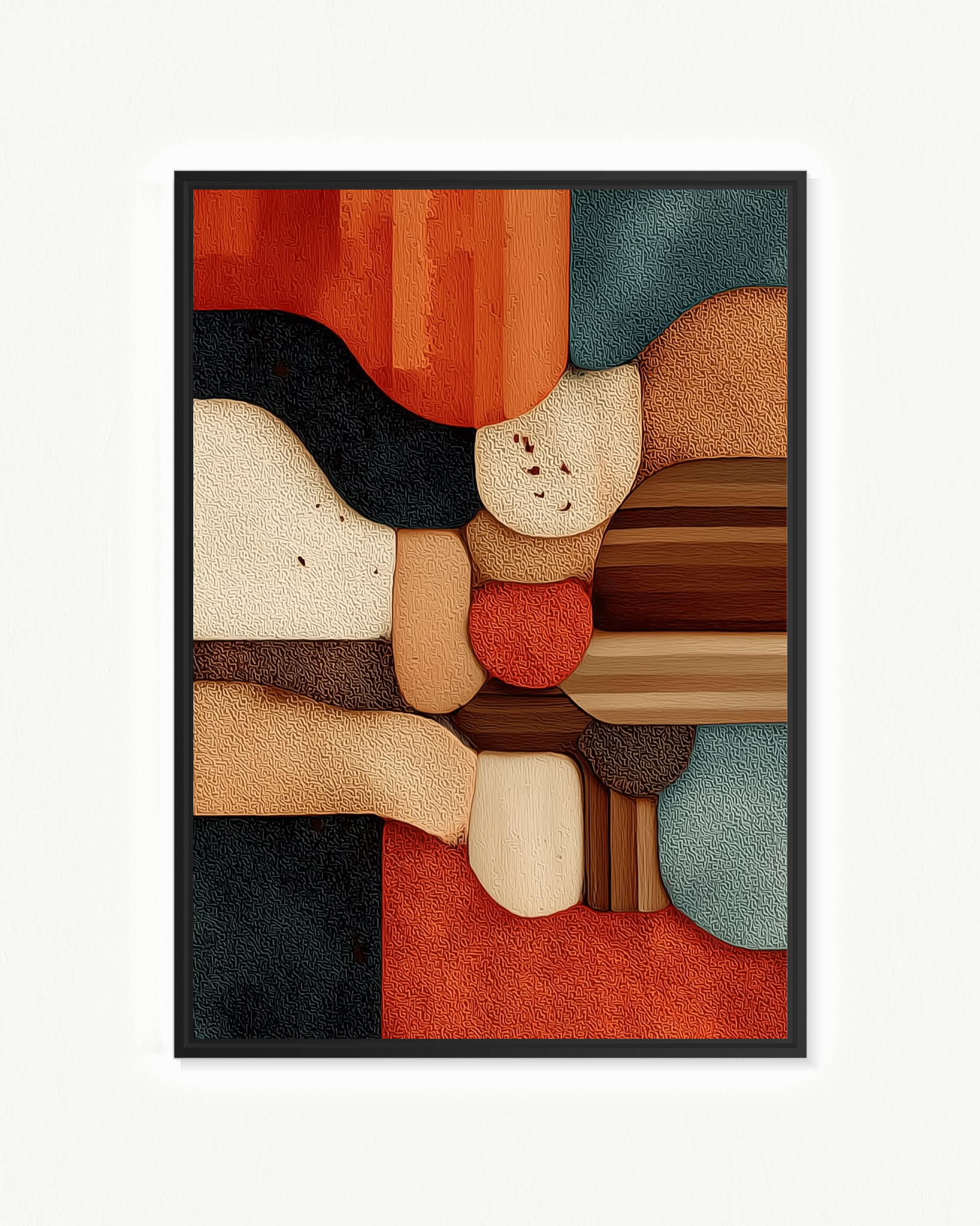 Organización material. — Flotante Marrón, 70 × 100 cm