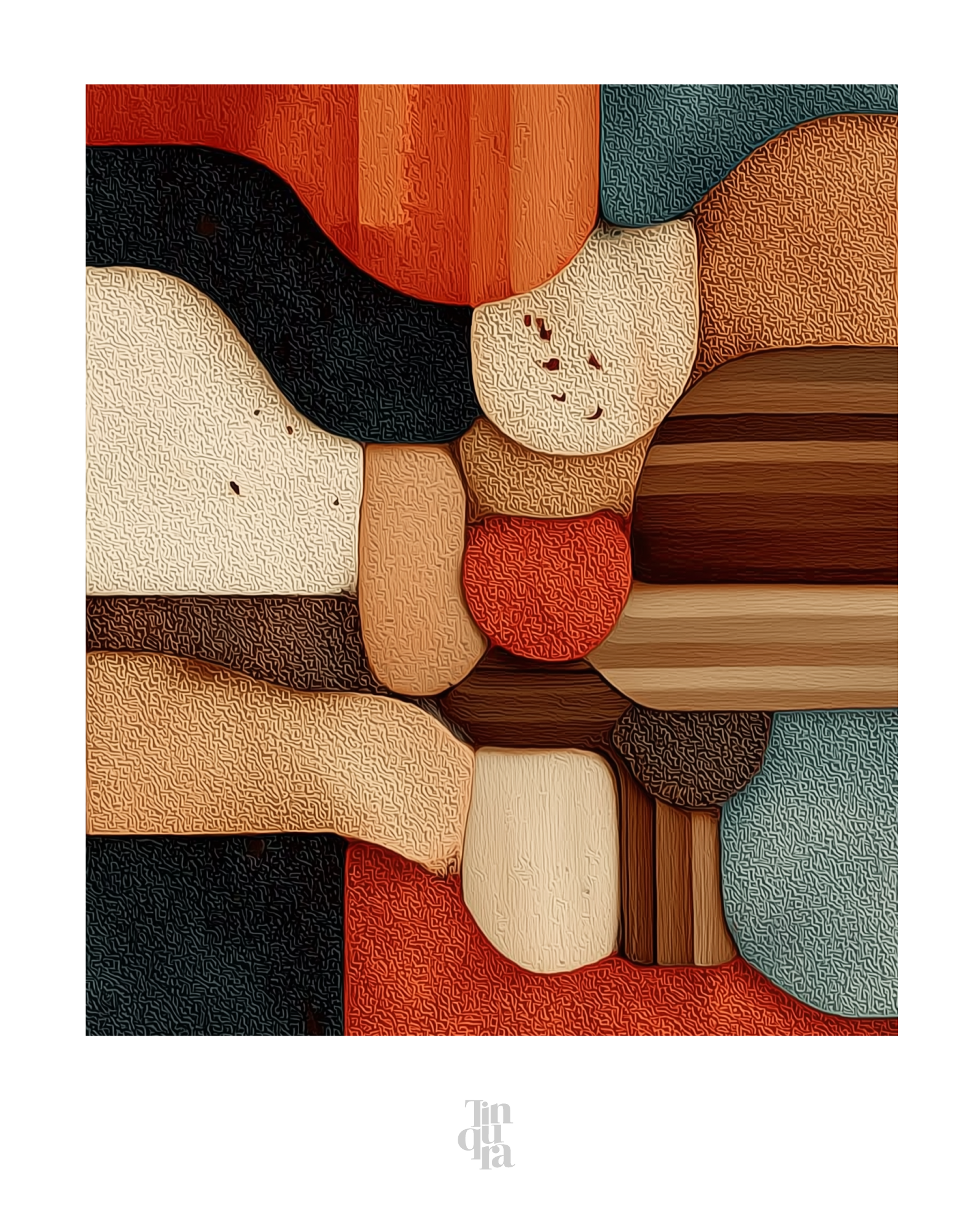 Organización material. · 70 × 100 cm