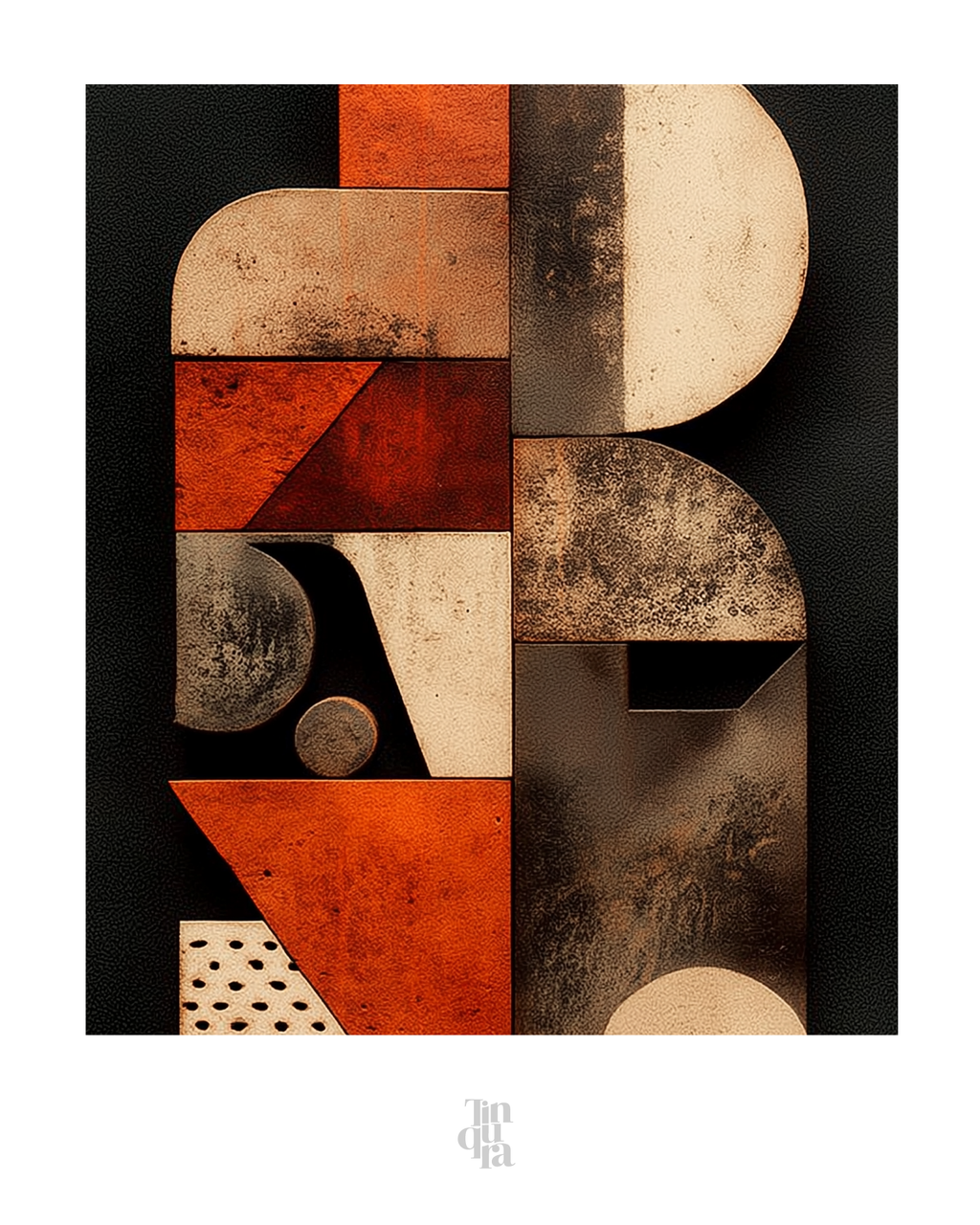 Piedra angular curva · 70 × 100 cm