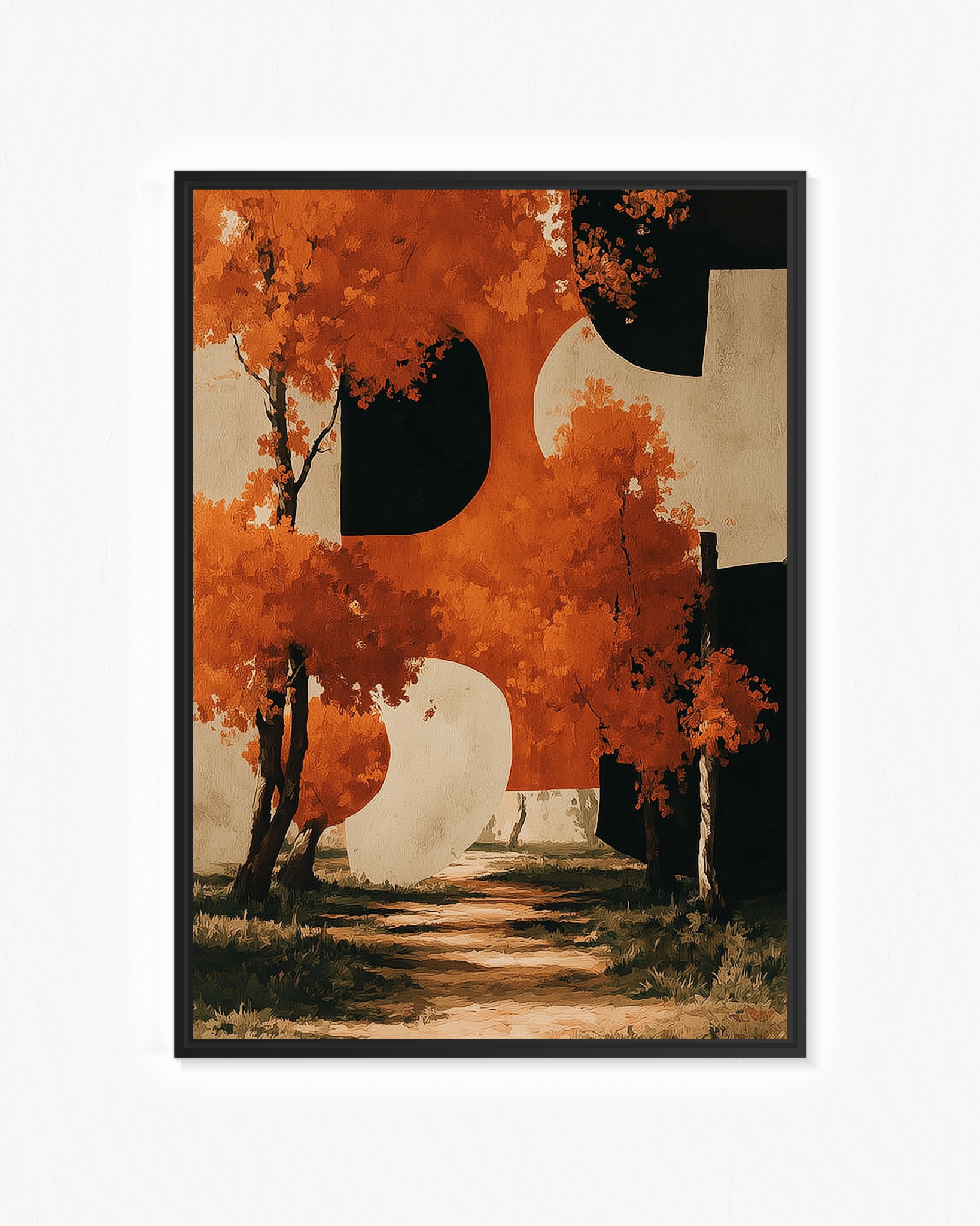 OBRA0090 – 70 x 100 cm — Flotante Marrón, 70 × 100 cm
