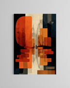 Edificios superpuestos · 70 × 100 cm