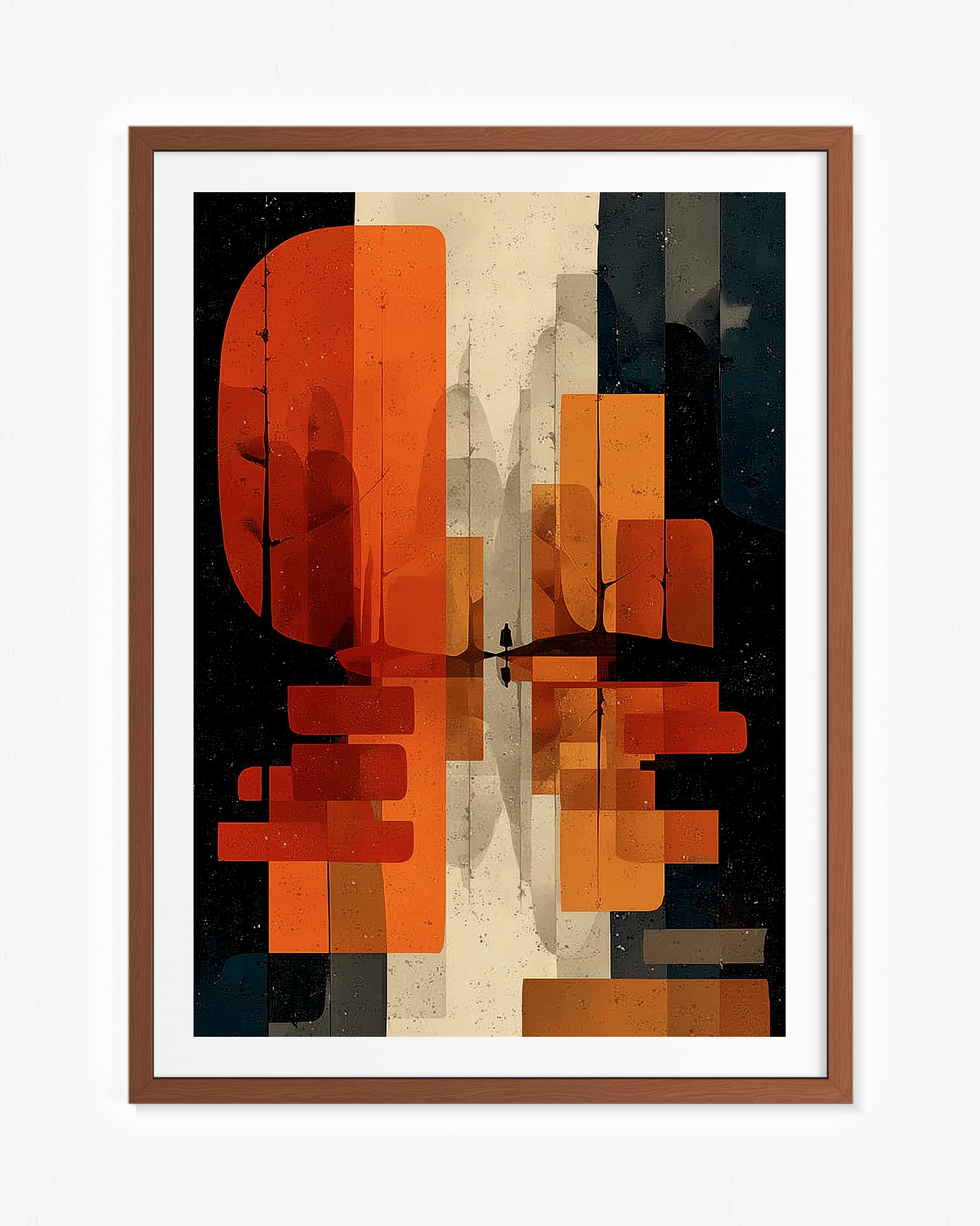 Edificios superpuestos · 70 × 100 cm