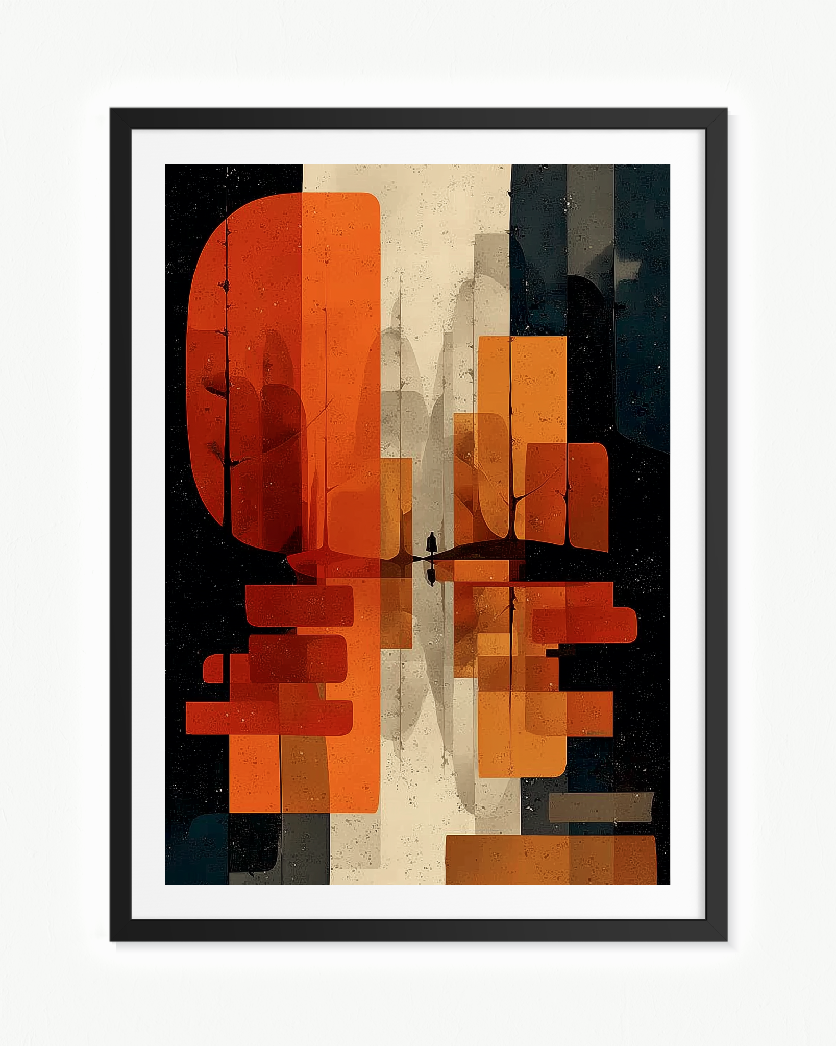 Edificios superpuestos · 70 × 100 cm