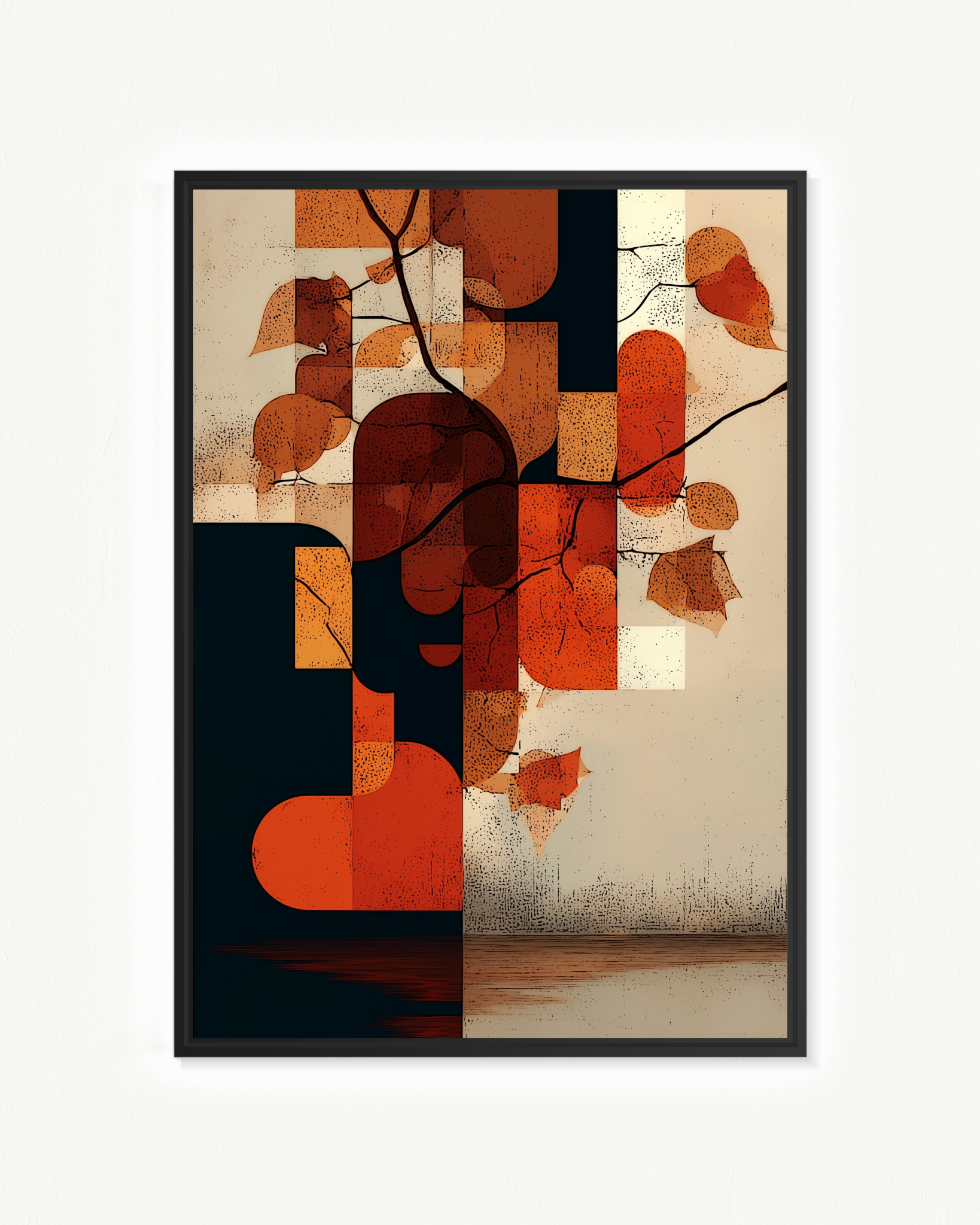 Derrotado el muro · 70 × 100 cm