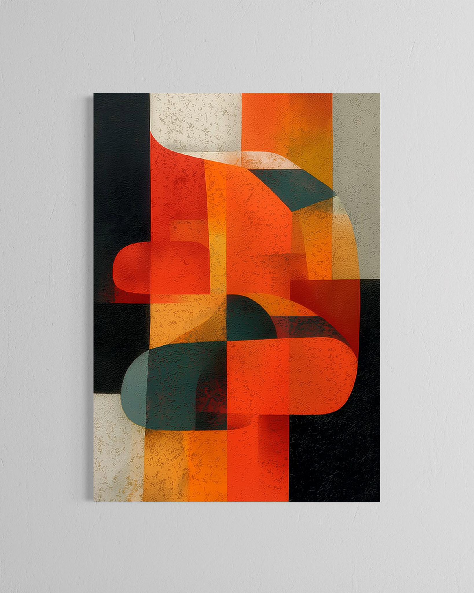 El abrazo · 70 × 100 cm