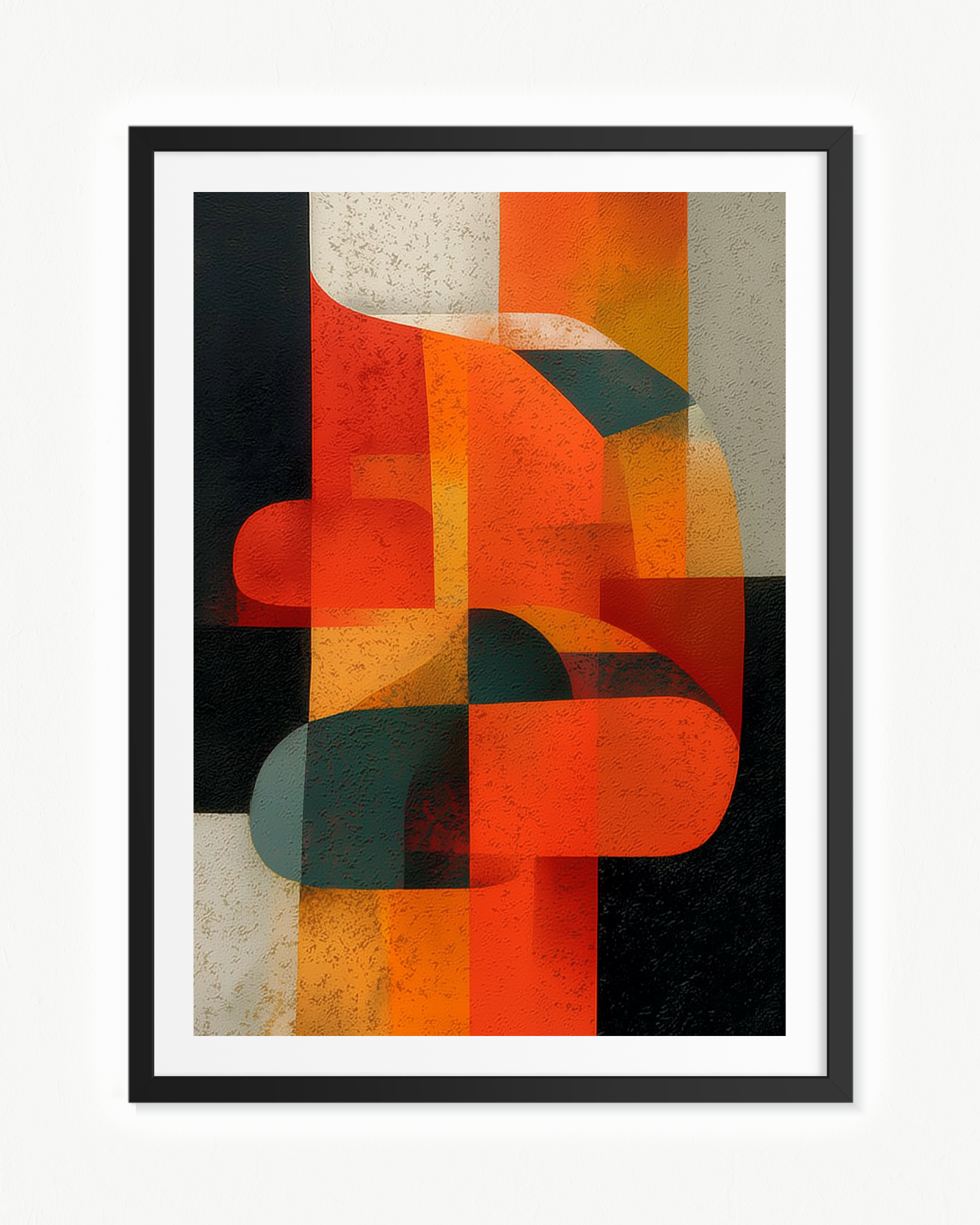 El abrazo · 70 × 100 cm