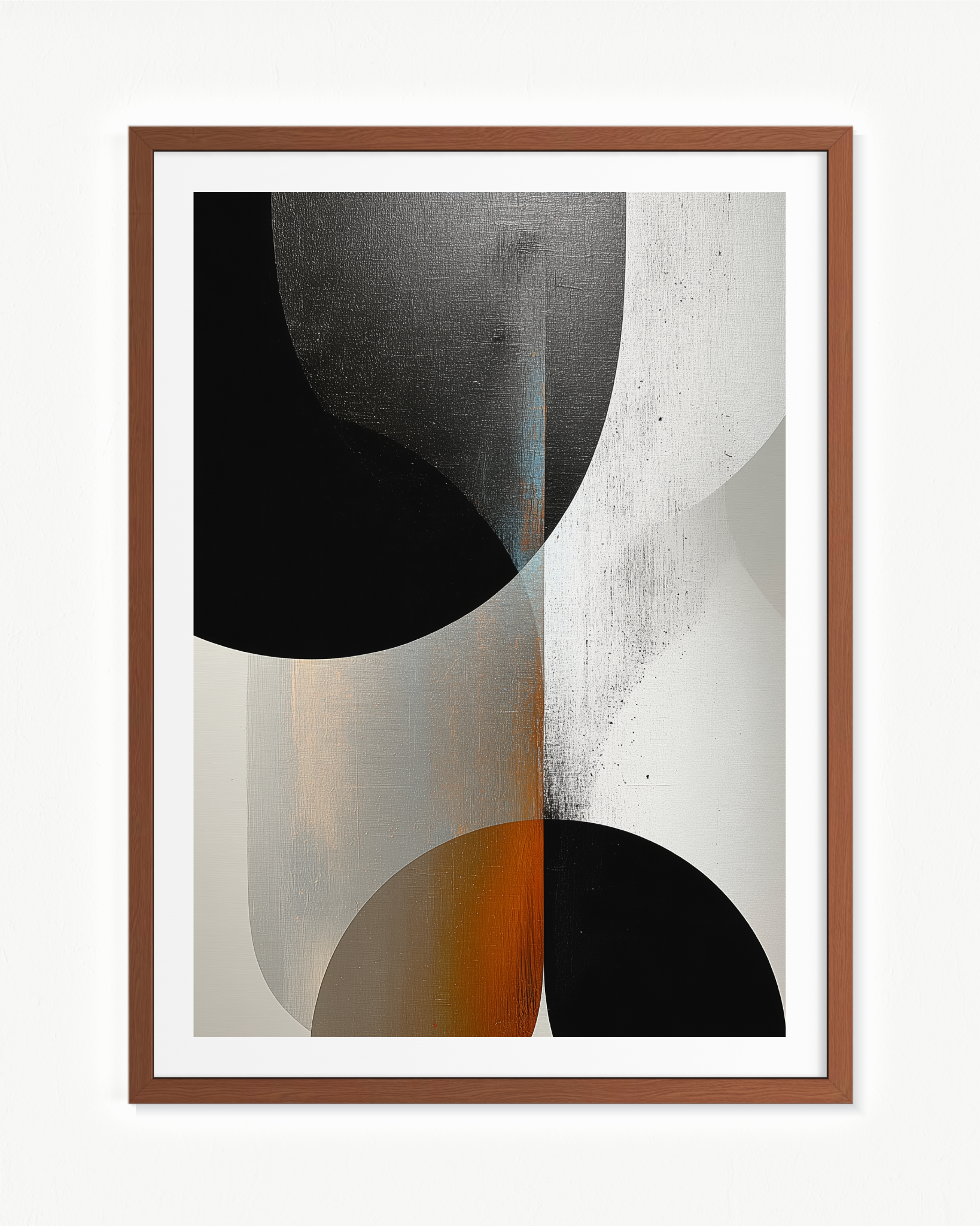 Proximidad — Paspartú Marrón, 70 × 100 cm