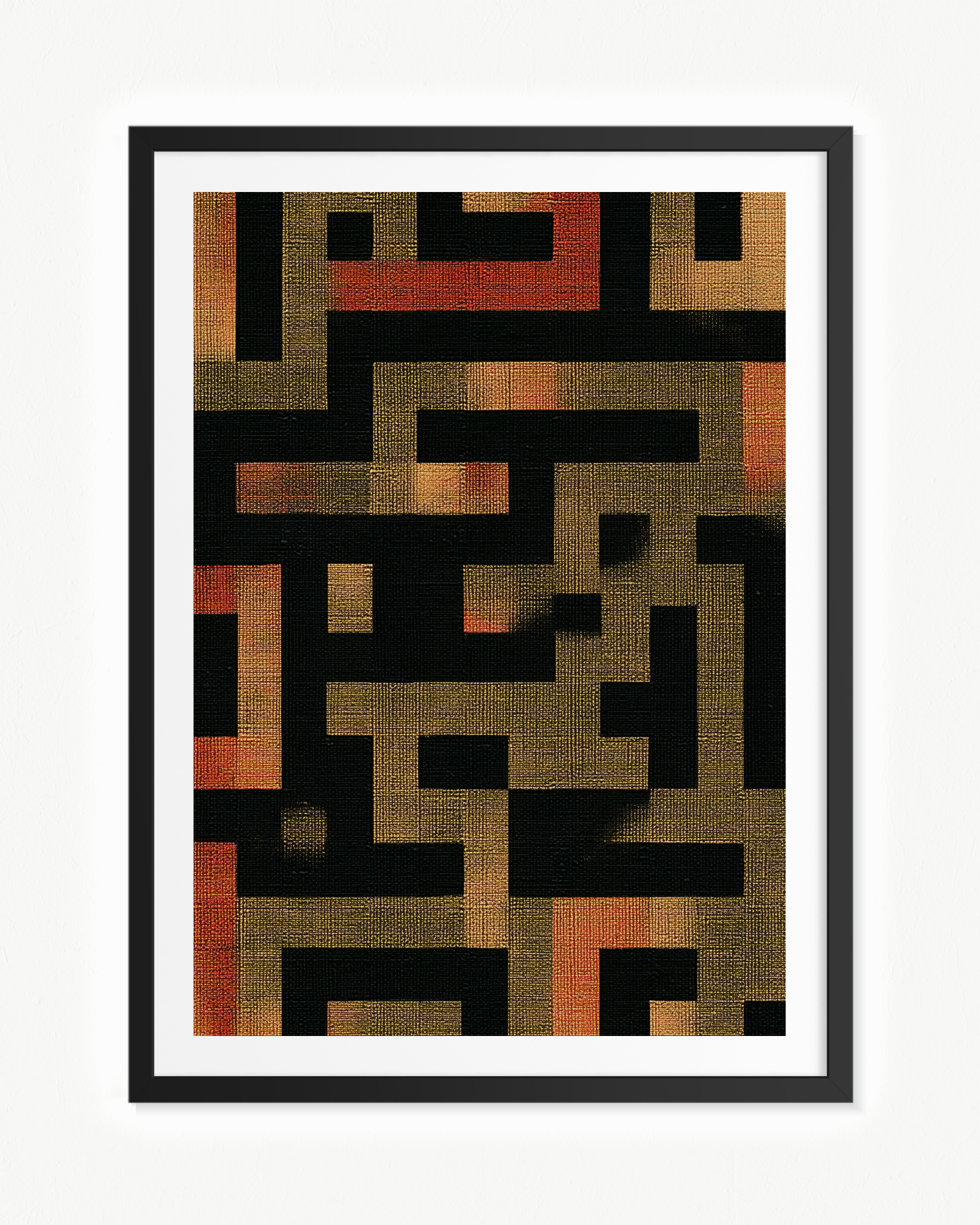 La salida — Paspartú Negro, 70 × 100 cm