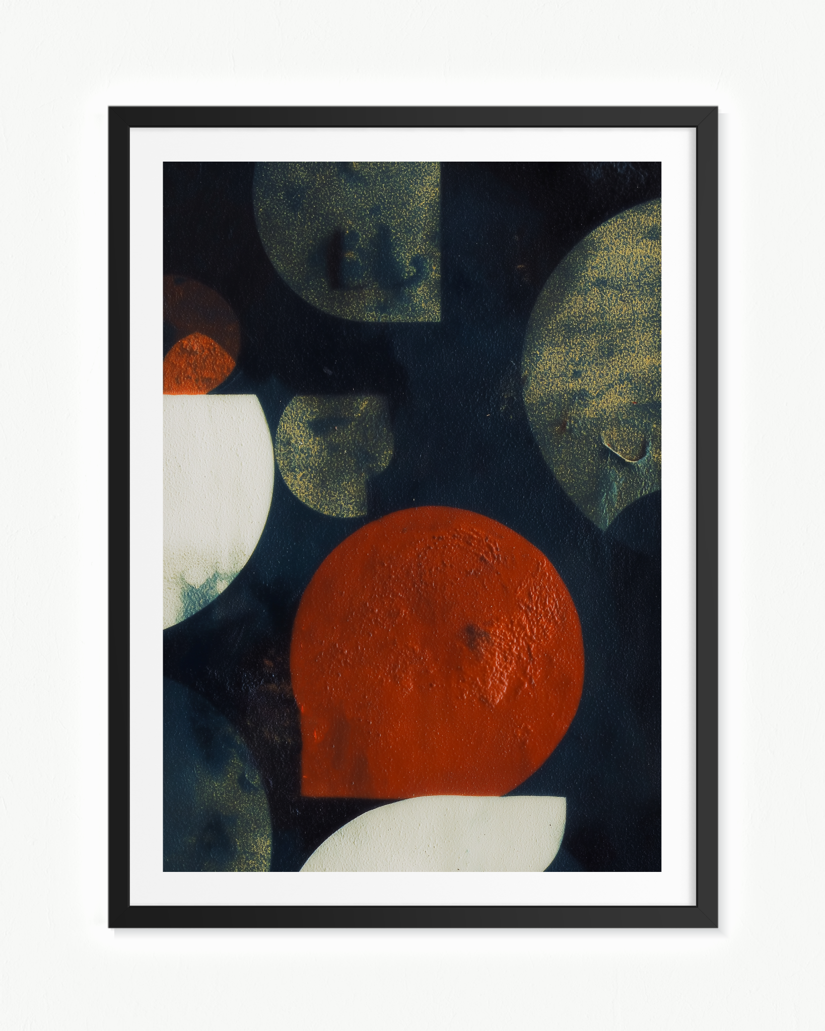 Sistema — Paspartú Negro, 70 × 100 cm