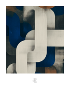 Eslabones azules · 70 × 100 cm