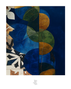 Herbario azul · 70 × 100 cm