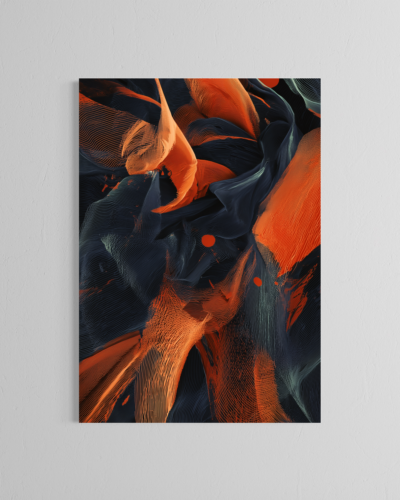Combustión · 70 × 100 cm