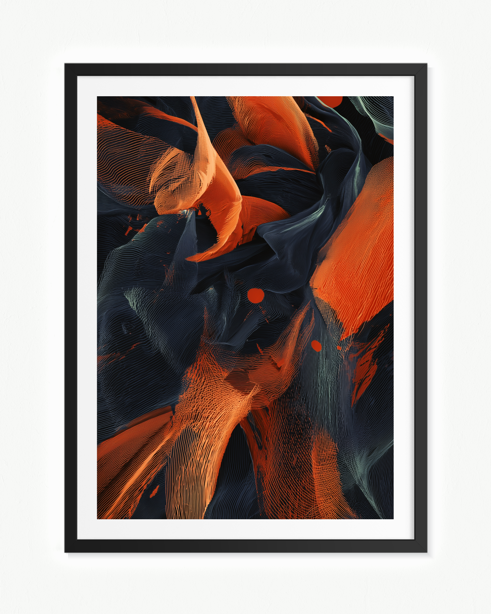 Combustión · 70 × 100 cm