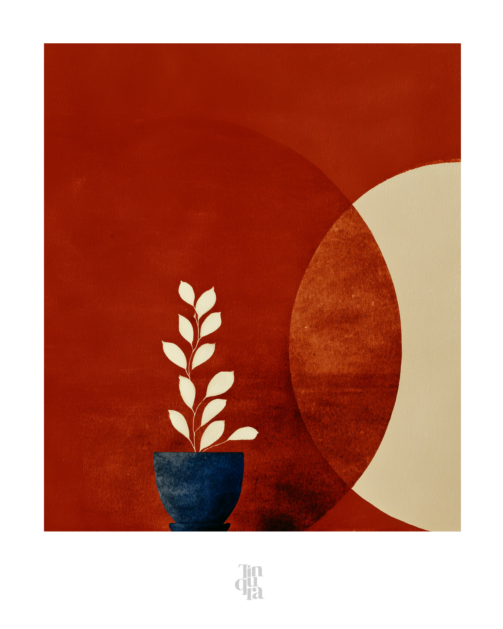 Rama blanca · 70 × 100 cm
