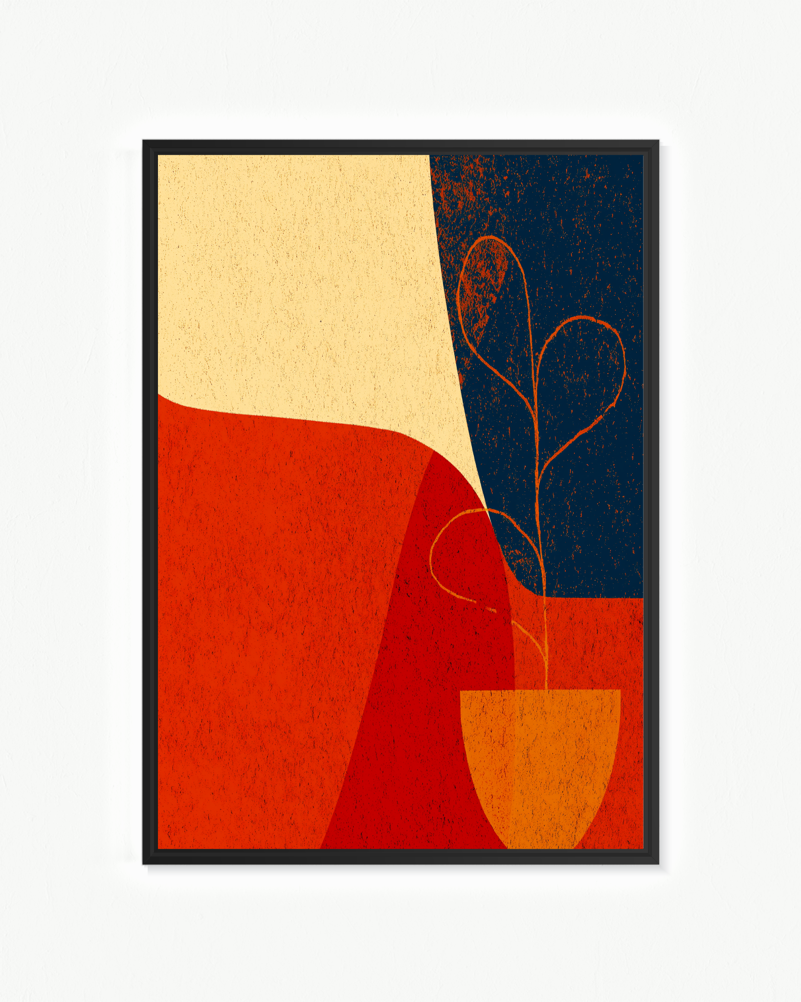 OBRA0114 – 70 x 100 cm — Flotante Marrón, 70 × 100 cm