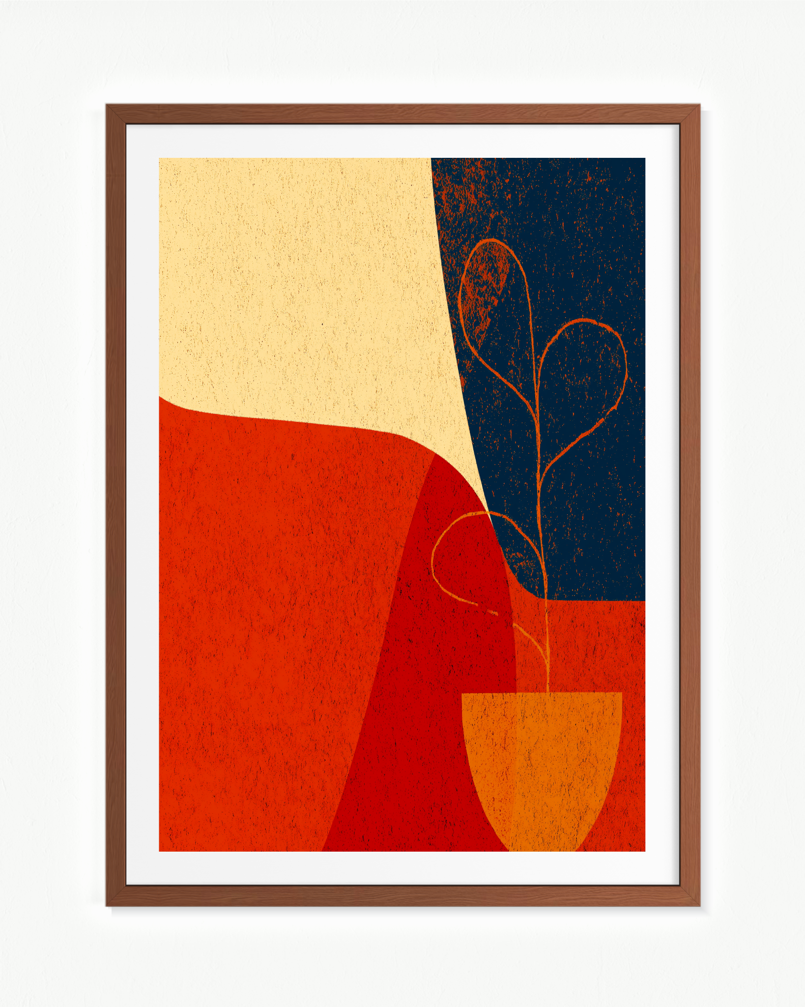 OBRA0114 – 70 x 100 cm — Paspartú Marrón, 70 × 100 cm