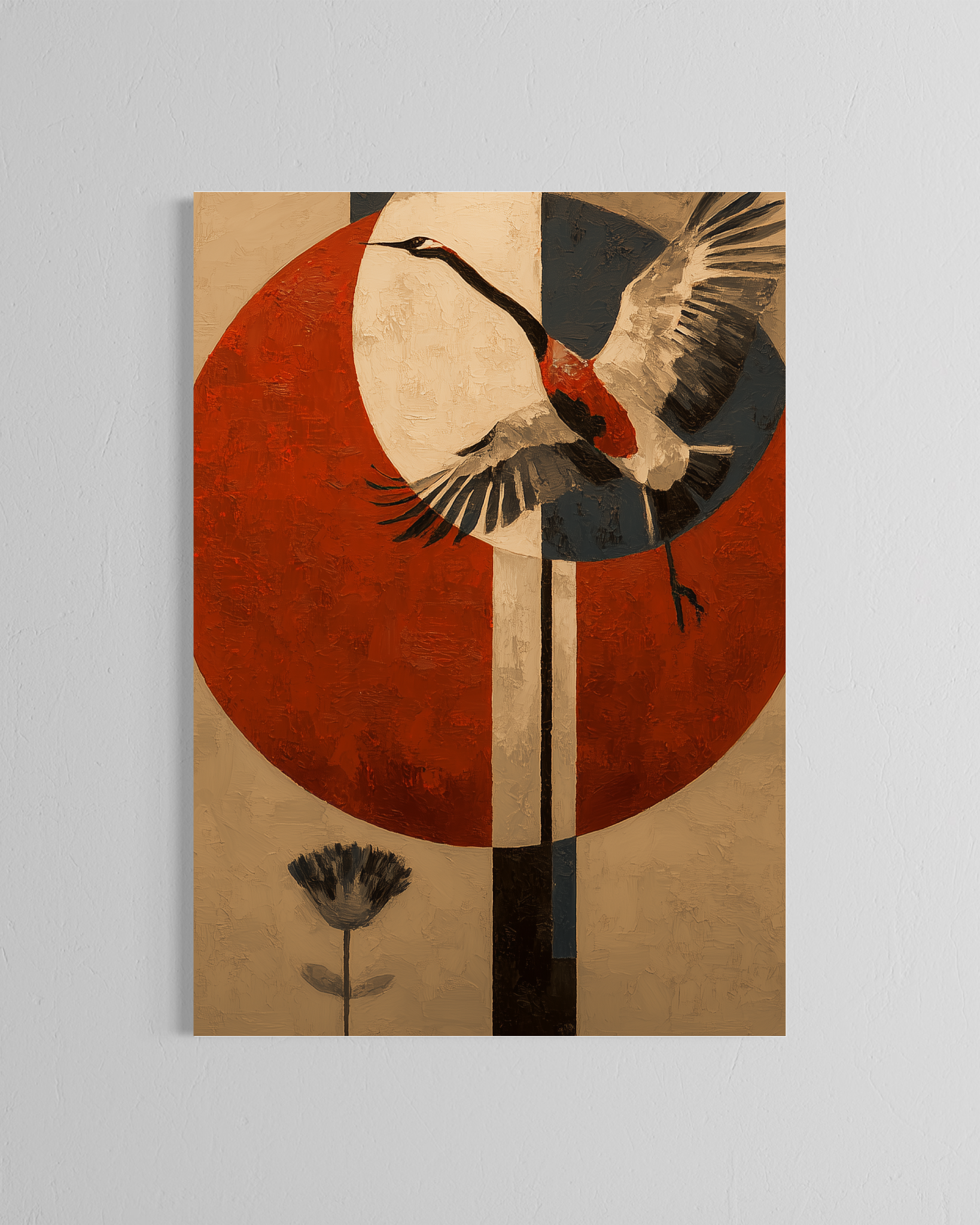 La ceremonia del ave · 70 × 100 cm