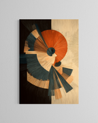 Giro de abanicos · 70 × 100 cm