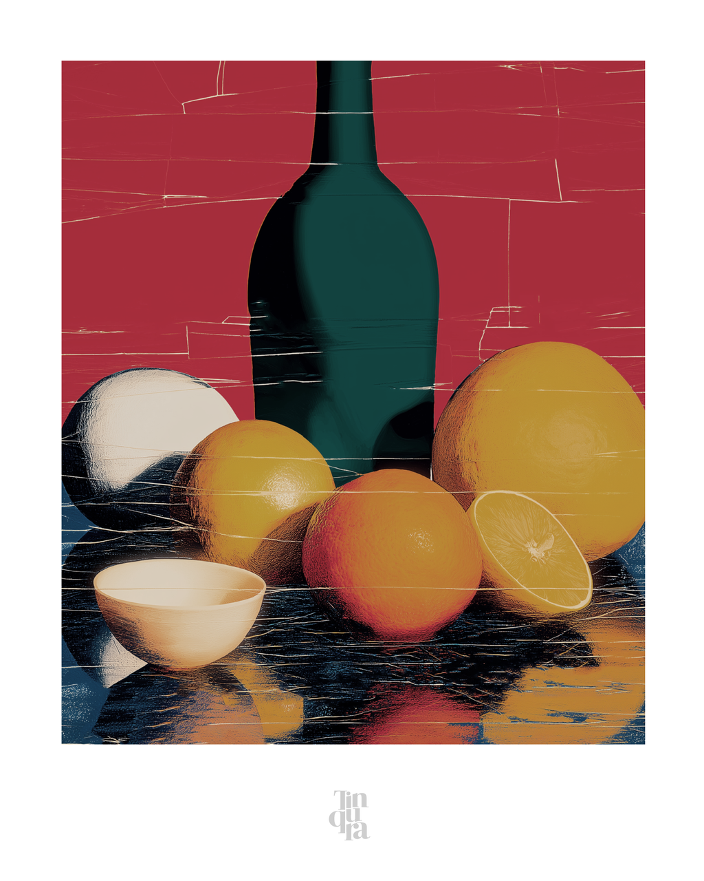Bodegón especular · 70 × 100 cm