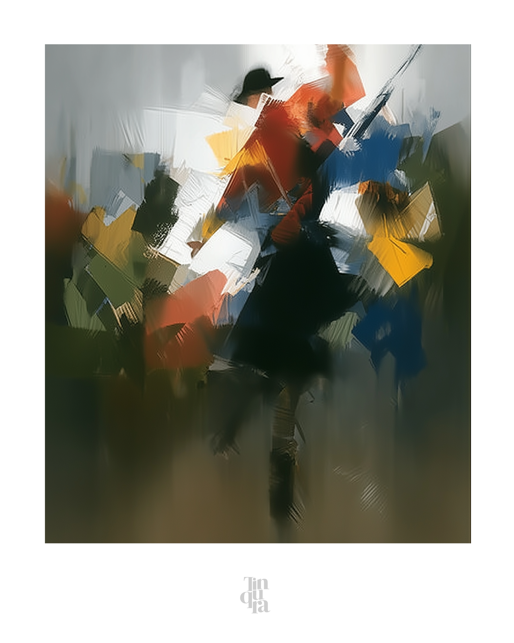 Danza del Quijote · 70 × 100 cm