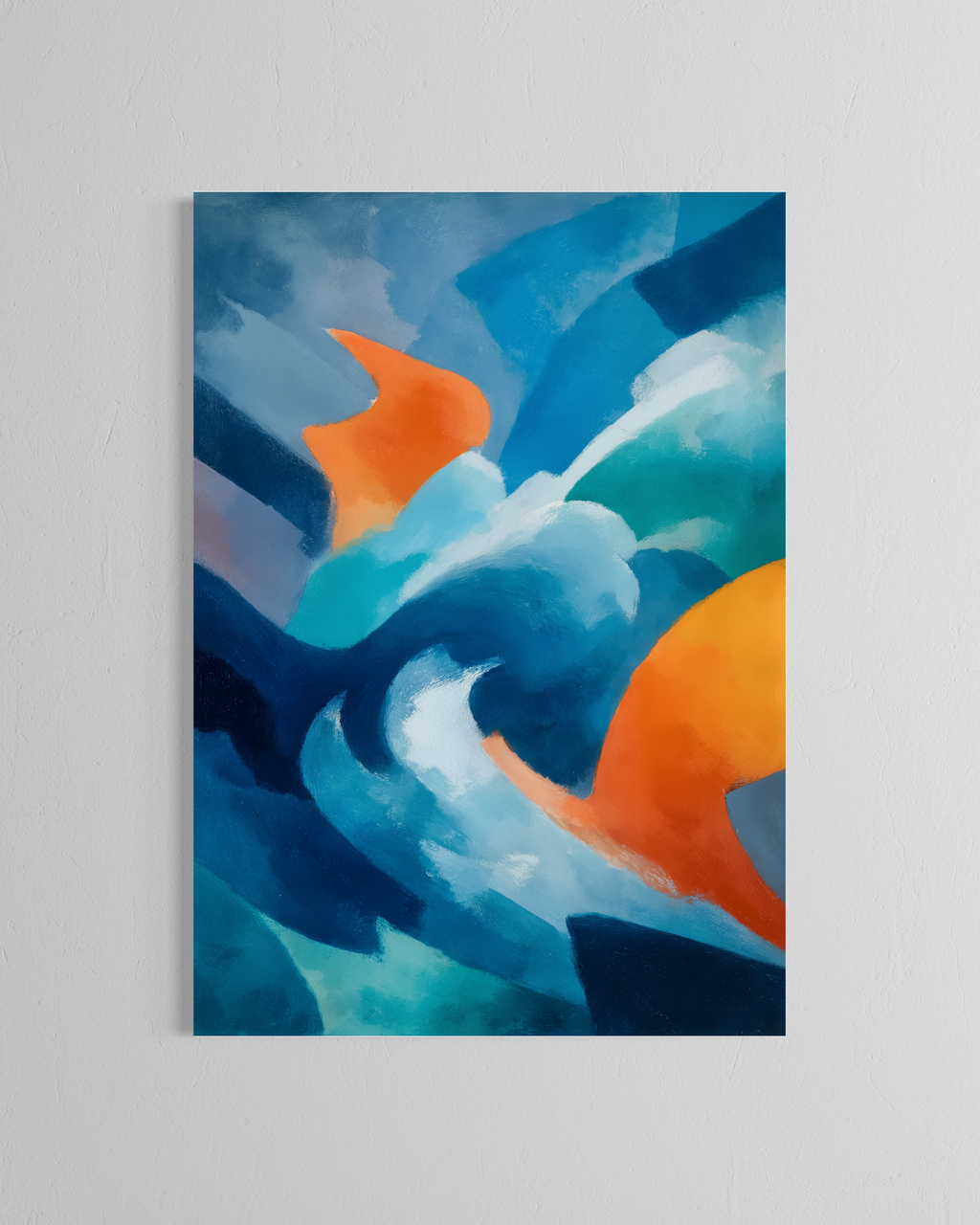 Cardumen aéreo · 70 × 100 cm
