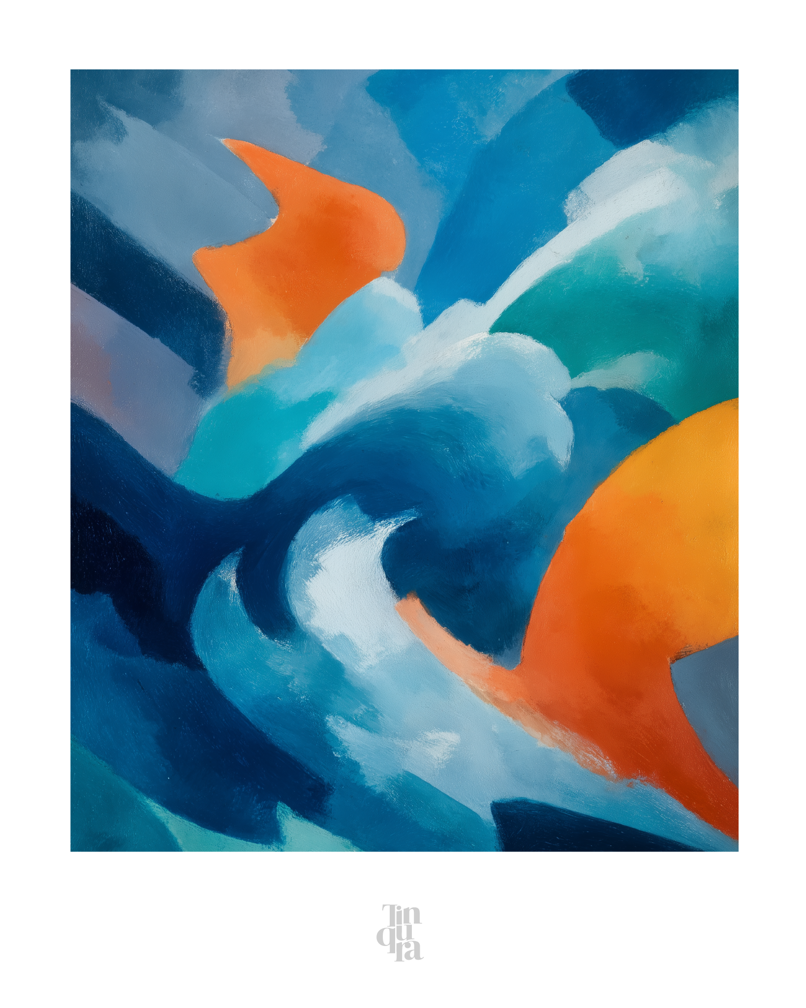 Cardumen aéreo · 70 × 100 cm