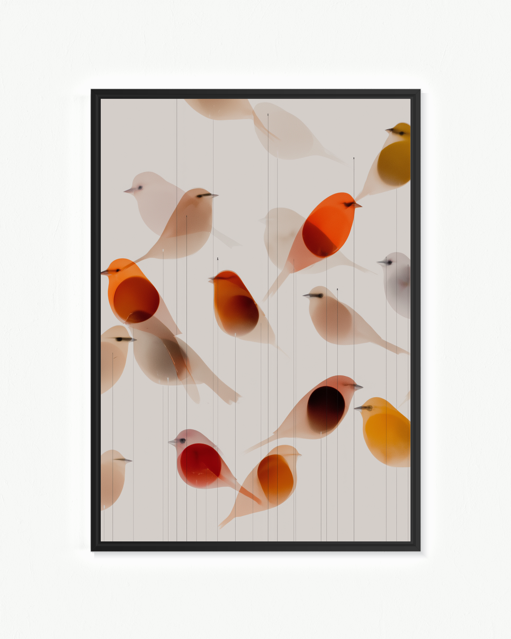 Pausa migratoria · 70 × 100 cm
