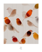 Pausa migratoria · 70 × 100 cm