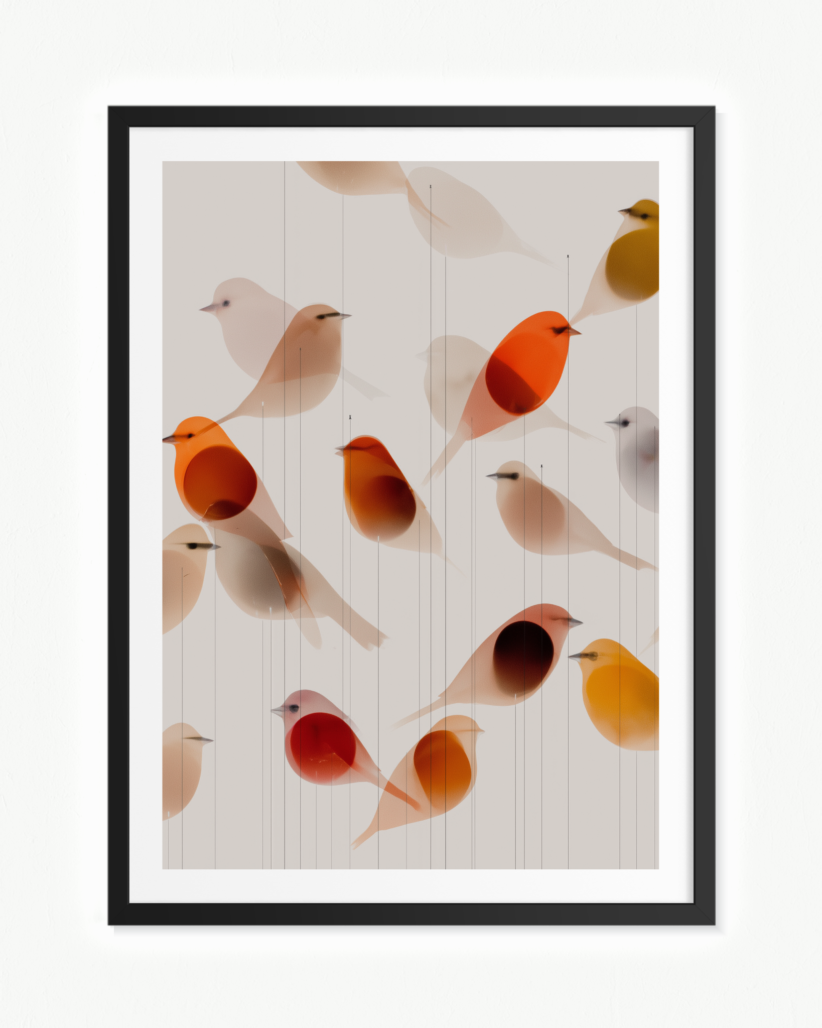 Pausa migratoria · 70 × 100 cm