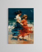 A lo largo de la orilla · 70 × 100 cm