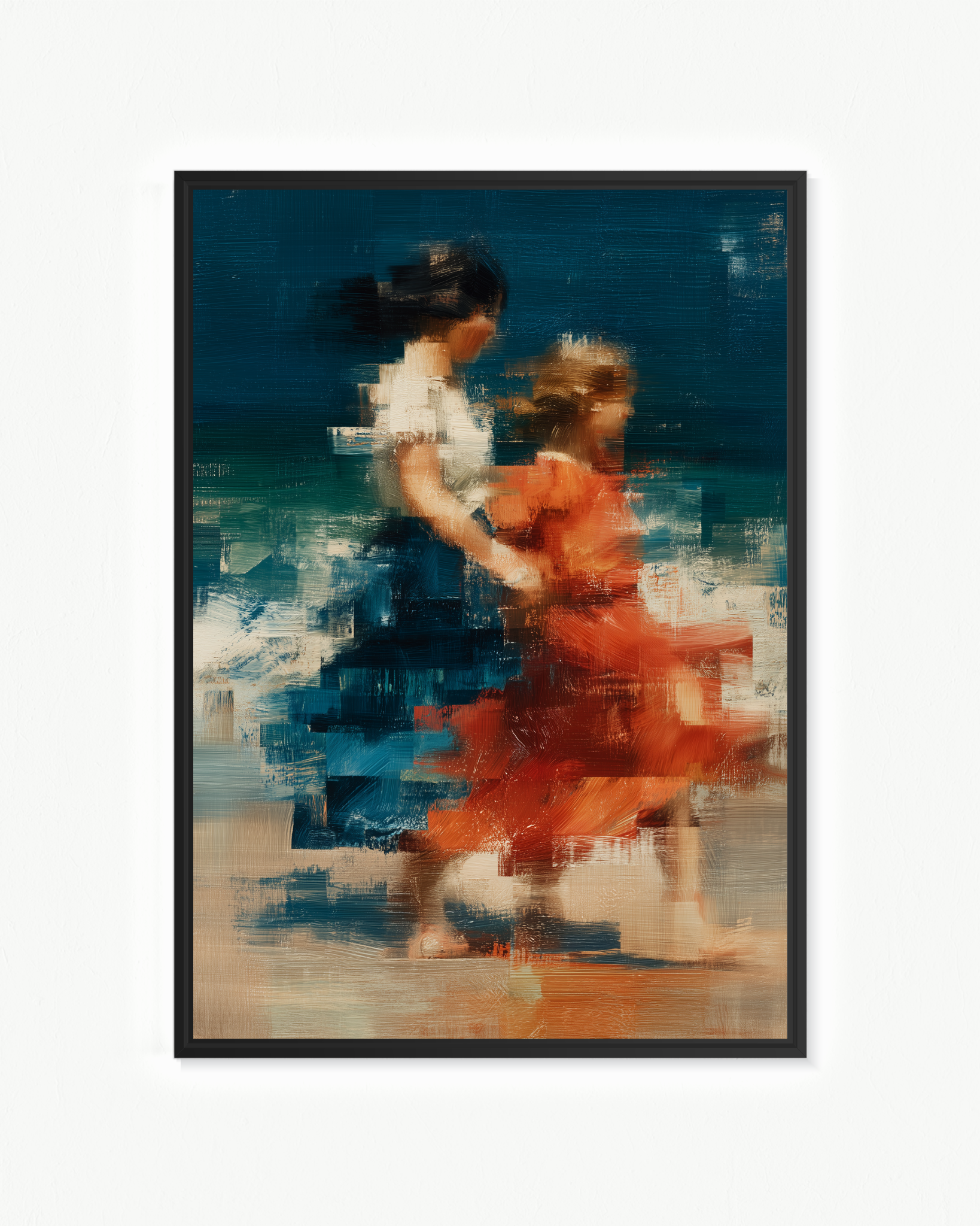 A lo largo de la orilla · 70 × 100 cm