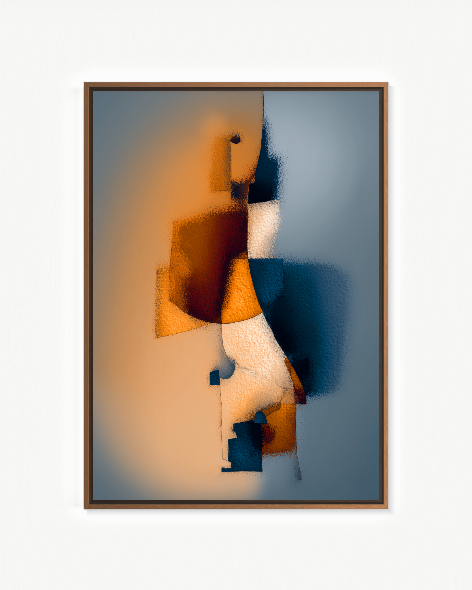 Expresión facial esquiva · 70 × 100 cm
