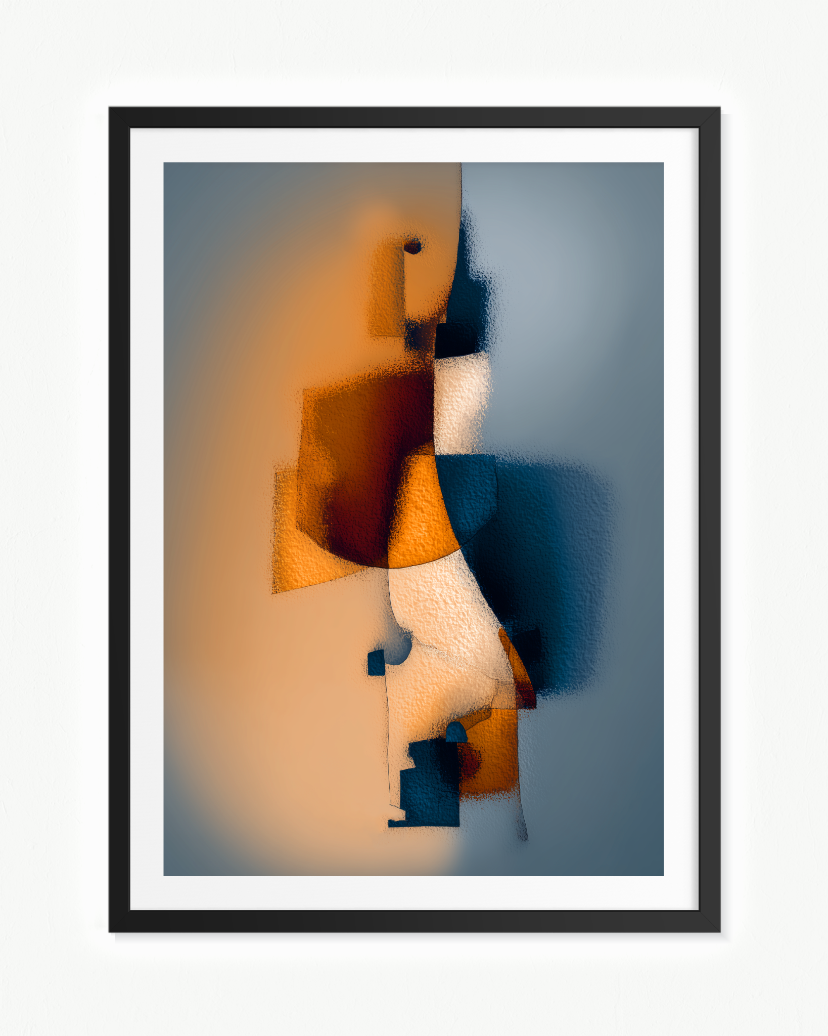 Expresión facial esquiva · 70 × 100 cm